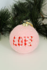 Love Holiday Ornament