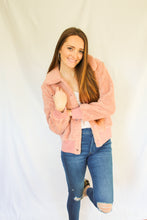 Load image into Gallery viewer, Mauve Sherpa Jacket