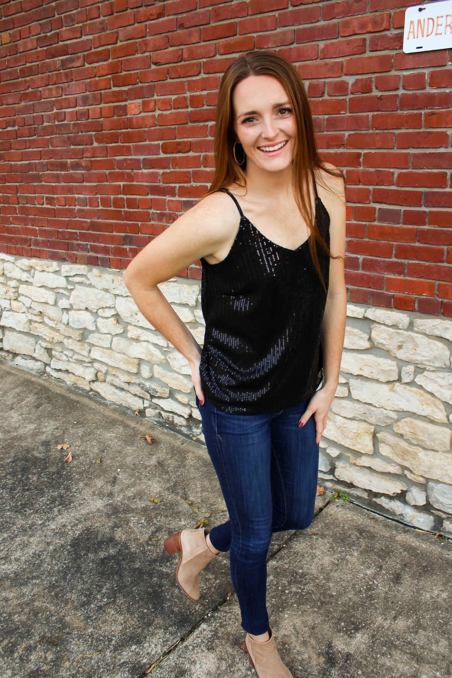 Belle Sequin Tank