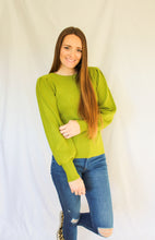 Load image into Gallery viewer, Pear Sleeve Detail Sweater