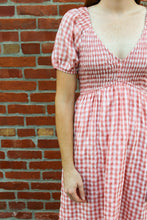 Load image into Gallery viewer, Harper Gingham Dress (Mauve)