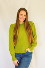 Load image into Gallery viewer, Pear Sleeve Detail Sweater