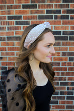 Load image into Gallery viewer, Cream Pearl Top Knot Headband