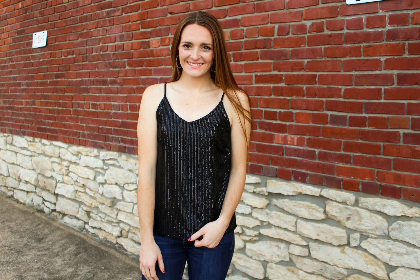 Belle Sequin Tank