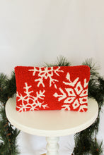 Load image into Gallery viewer, Snowflake Holiday Pillow
