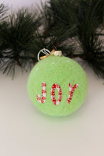 Load image into Gallery viewer, Joy Holiday Ornament